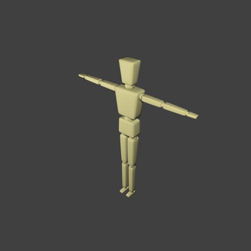 wood toy rigged preview image